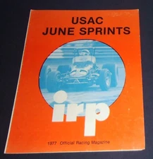 1977 IRP Indianapolis Raceway Park USAC June Sprints Program