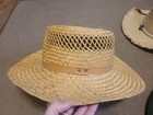 Vintage- Modern Women/Men Straw Hats Lot of (6) Mixed Sizes — photo 10