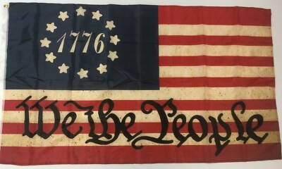 Flag 1776 We The People Betsy Ross Flags Circle Stars 3x5 Ft New Free Ship 3x5