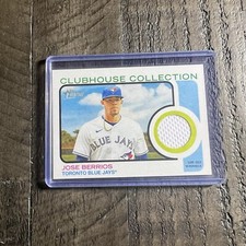 Jose Berrios 2022 Topps Clubhouse Collection Relic Heritage Baseball Card