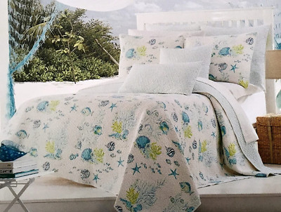 CYNTHIA ROWLEY UNDER THE SEA 3-PC KING QUILT SET BNWT