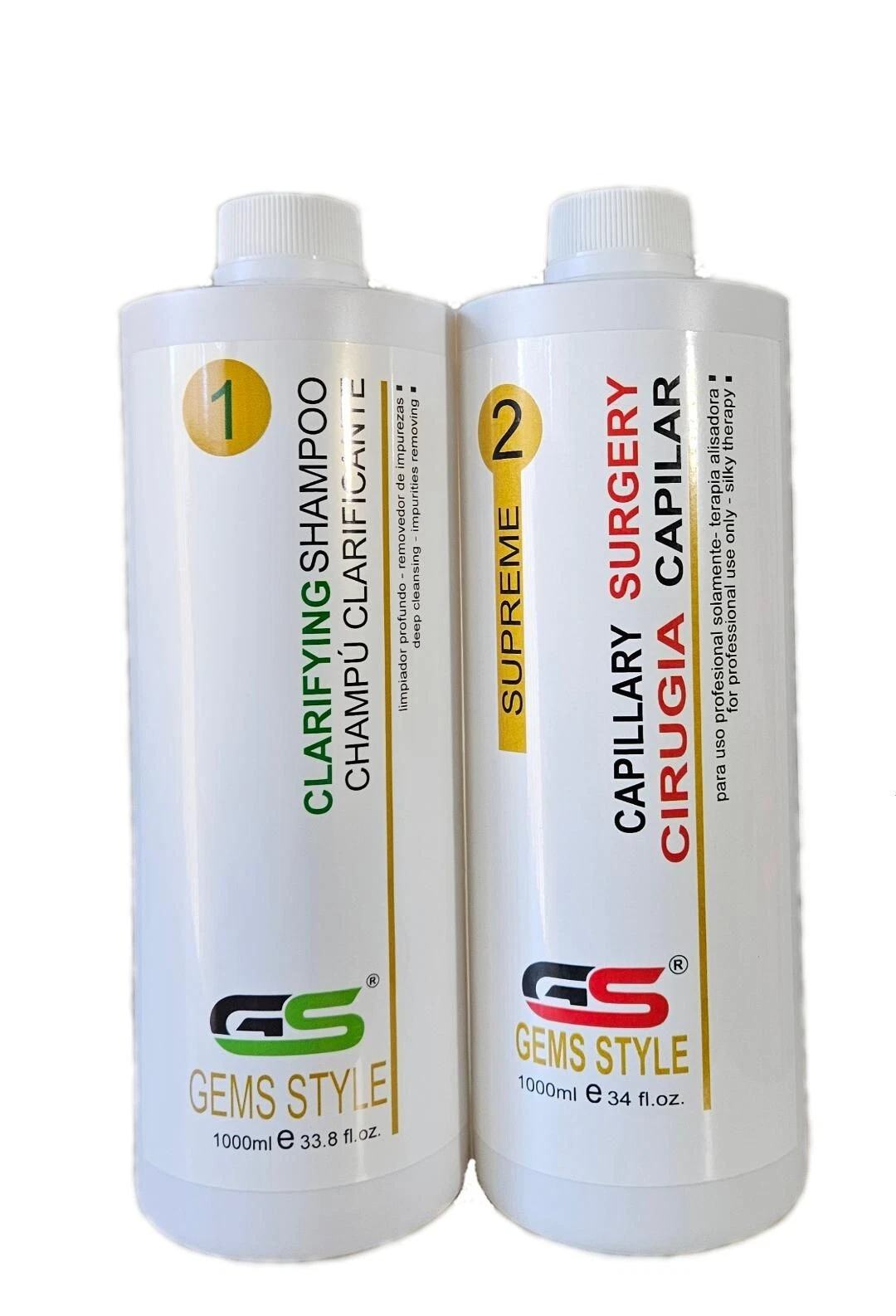 GS Supreme Hair Surgery - Cirugia Capilar - For Damaged Hair - 34oz / 1000ml
Opens in a new window o