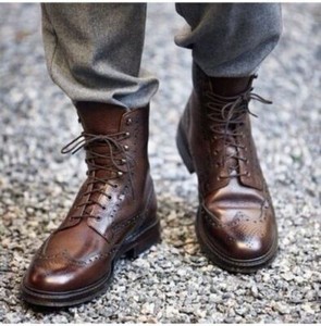 wingtip booties