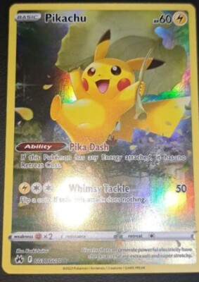 Pikachu GG30/GG70 Crown Zenith: Galarian Gallery Holo | eBay