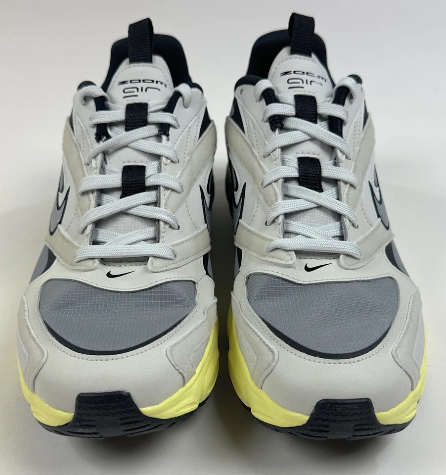 Nike Zoom Air Fire Womens Size 9.5 Particle Gray Yellow Shoes Running DV1129-003 - Image 4 of 4