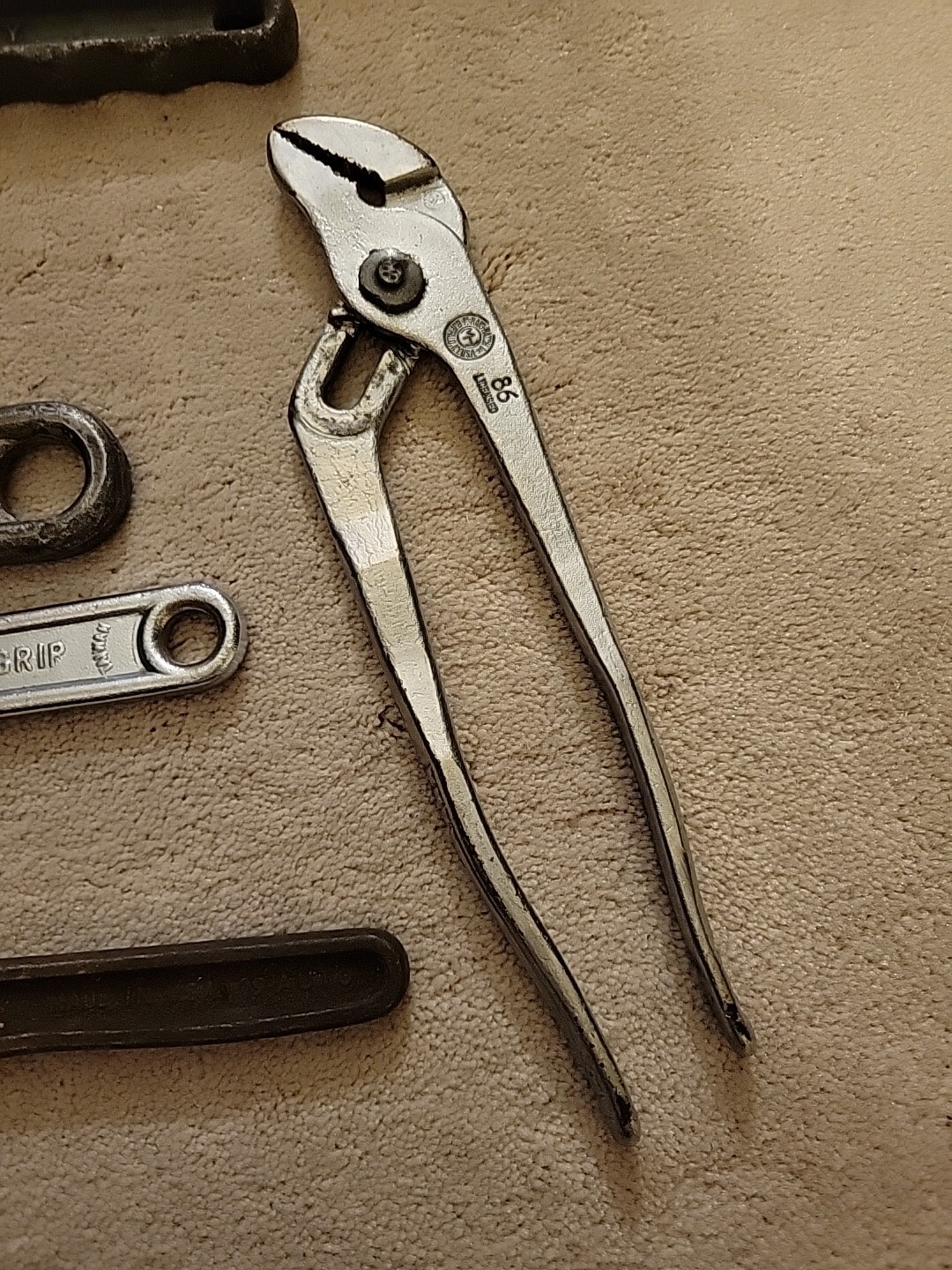 Vintage Antique adjustable pipe wrenches lot Of 10 Channellock