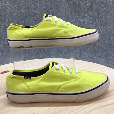 Keds Sneaker Womens Green Double Dutch Neon Trainer Lace Up Casual  Comfort