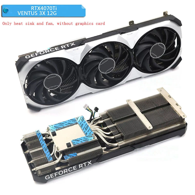 For MSI RTX4060Ti 4070 4070Ti 4080S 4090 VENTUS 3X Graphics Card Cooler w/ Fan - Image 2 of 4