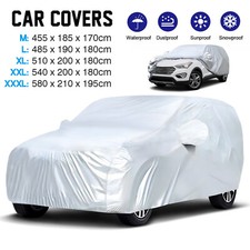 Suv Car Cover Waterproof Rain Dust Uv Resistant For All Weather M L Xl Xxl Xxxl