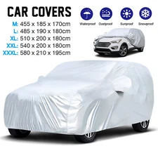SUV Car Cover Waterproof Rain Dust UV Resistant For All Weather M L XL XXL XXXL