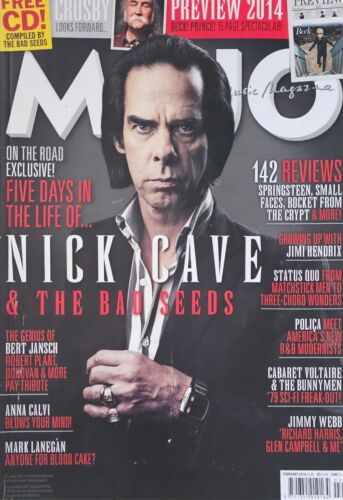 MOJO music magazine February 2014 NICK CAVE COVER  - Picture 1 of 2