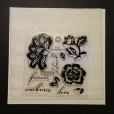 Close To My Heart CTMH My Acrylix Beloved Blossoms B1270 New Stamp Set