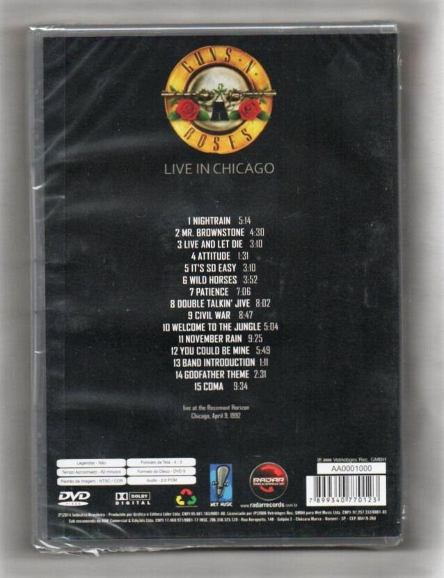 GUNS N' ROSES (NEW DVD) MINT NTSC | eBay