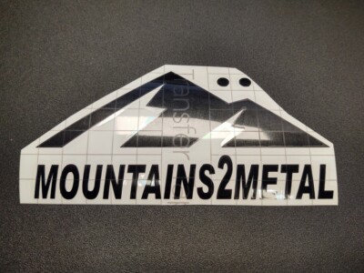 Vinyl Decal Black by Mountains2Metal