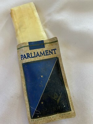 Collectible Parliament Cigarettes Rain Bonnet & Case - Like Your Grandma Had!