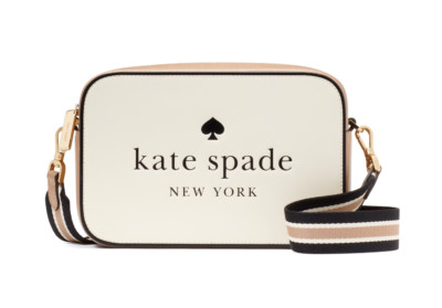 New Kate Spade Oh Snap Colorblock Mini Camera Bag Toasted Hazelnut