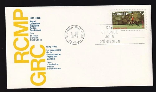 Canada FDC 1973 RCMP Centenary Musical Ride sc#614