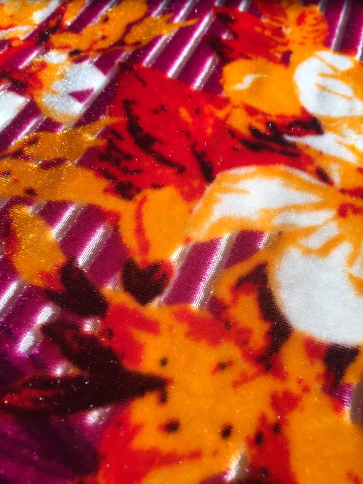 Pure Silk Velvet Table Holiday Tablecloth Cover Runner Hand-rolled THANKSGIVING - Image 3 of 4