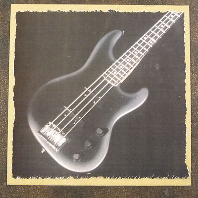 POP-CARD feat. FENDER JAZZ BASS PLUS Anzeige 15x15cm Grußkarte aaR