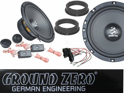 Ground Zero GZIC 16x Lautsprecher Einbau Set passend für VW Golf 7 VII ab12 Tür 