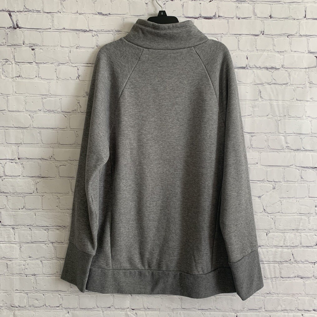 Fabletics Grey Pullover Sweatshirt Size Medium - image 2