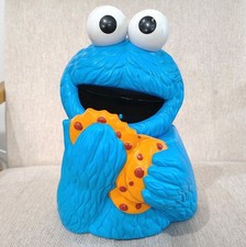 Tested - Used Vintage talking cookie monster cookie jar FUNOMENON Sesame Street