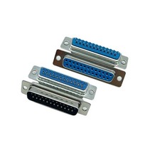10pcs DB25 Male / Female Solder Type Connector RS232 Serial VGA Adapter