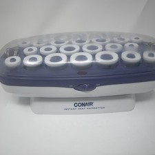 Conair Instant Heat Hair Setter 20 Velvety Hot Rollers with Clips CHV21 Curlers