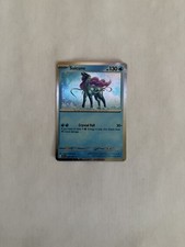 Suicune 026/094 Phantasmal Flames COSMOS HOLO +STICKERS Knockout Box Exclusive