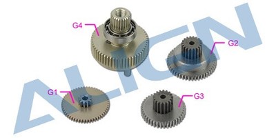 Align DS825 Servogetriebe Set HSP82501T