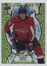 2021-22 Upper Deck Ice Rookie Green Aliaksei Protas #133 14co