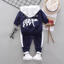 Long-Sleeved Pullover And Hooded Sweater Casual Sports Two-Piece Suit