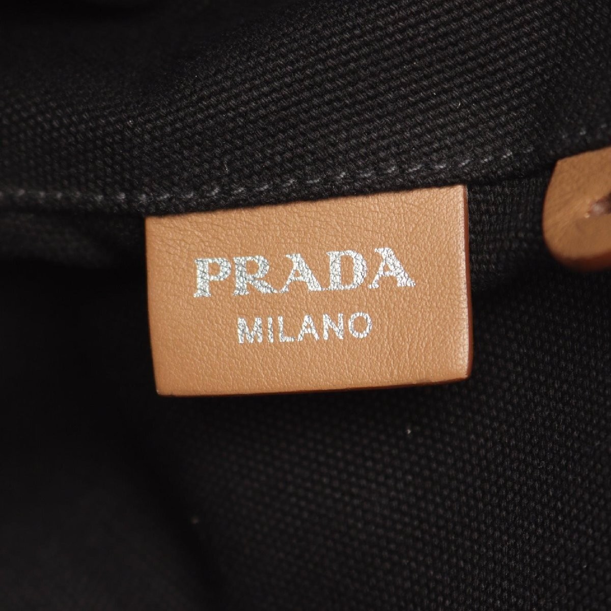 Prada CANAPA  PRADA Canvas Handbag Canvas Used Ladies from japan thumbnail 4