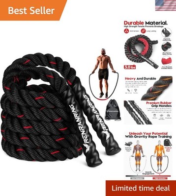 Transform Your Workouts with Our Weighted Jump Rope - Boost Strength & Endurance