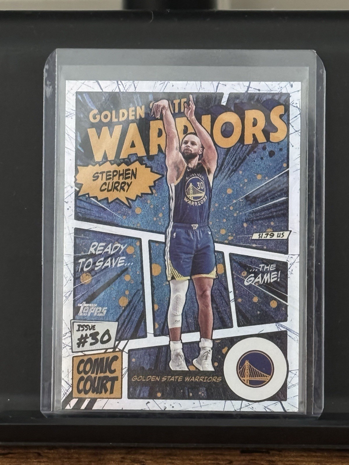 2025-26 Topps Steph Stephen Curry Comic Court Case Hit SSP #CC-2 Card