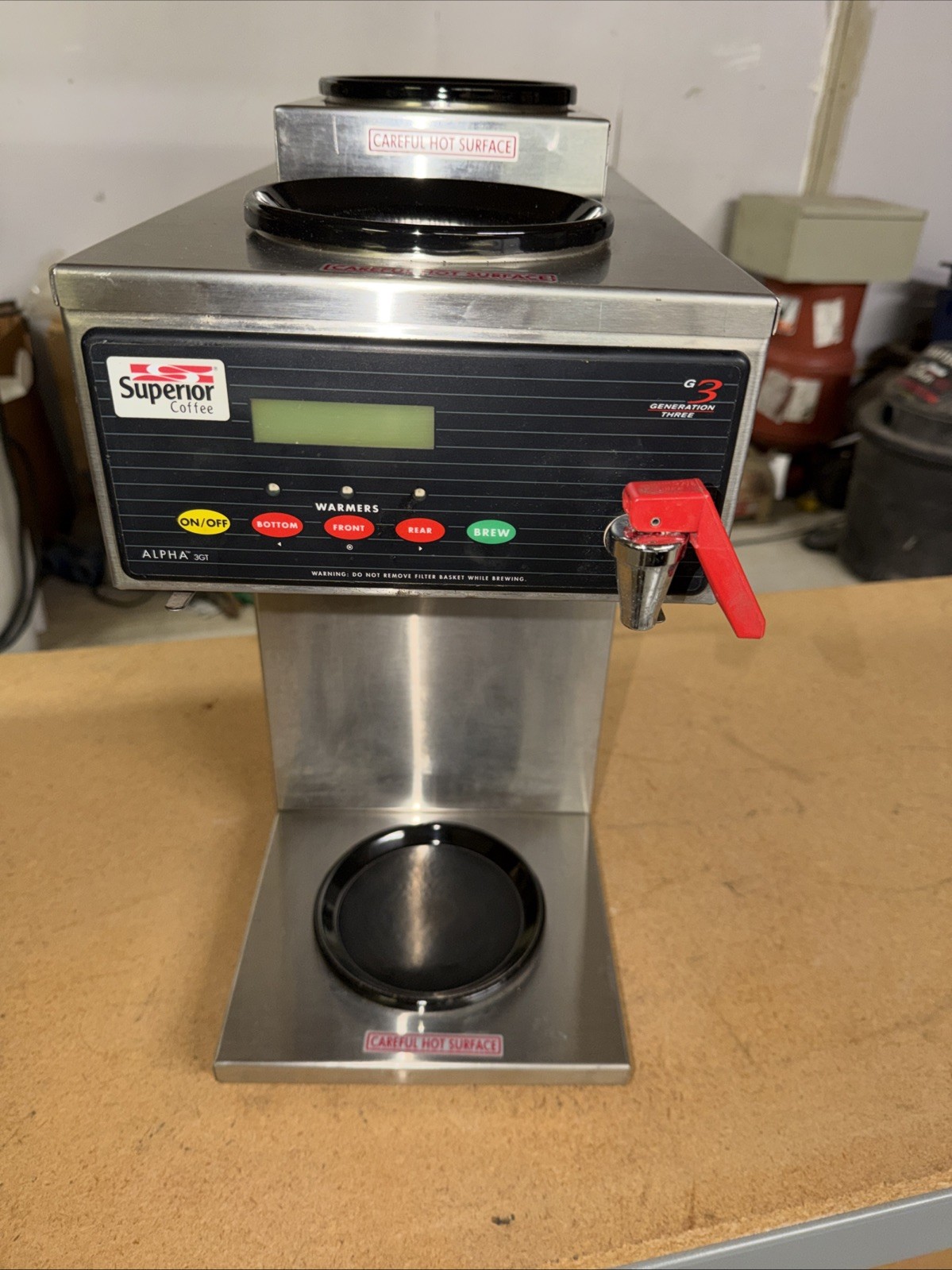 Curtis SCALP3GT63A600 Alpha 3GT Commercial Coffee Brewer 3 Warmer Hot Water
