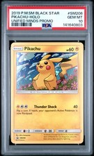2019 POKEMON SM BLACK STAR PROMO #SM206 PIKACHU-HOLO PSA 10 on eBay