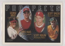 1996 Topps Prospects George Arias Scott Rolen Spiezio Chris Haas #434 HOF 01ah