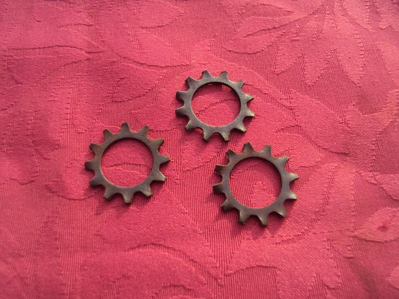 BSA GOLD STAR + B RANGE NEW OLD STOCK CRANK SHAFT LOCK WASHER 65-0695  X 3