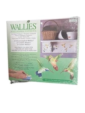 Wallies 25 Hummingbird Pre-Pasted Wallpaper Cutouts New Sealed