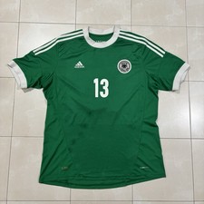 Vintage Adidas Muller Jersey Green Germany German Soccer Football Y2K FLAW