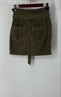Free People Womens Green Flat Front Pockets Belted Casual Mini Skirt Size 0 — photo 2
