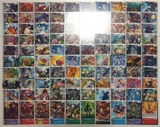 Lot of 100 Japanese Digimon Card Game Card Set Digital Monsters