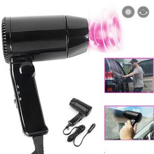 12V Portable Car Hair Dryer Car Window Defroster Demister Foldable Car Heater