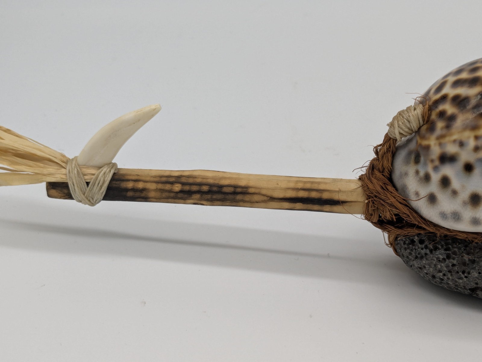 Rare Vintage Hawaiian Traditional Octopus Lure 14 1/4" Cowrie Fishing