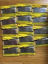 Jimmy Houston Luck-e-strike 7inch Hydra Worms 6 Piece. 14 packs for one low cost