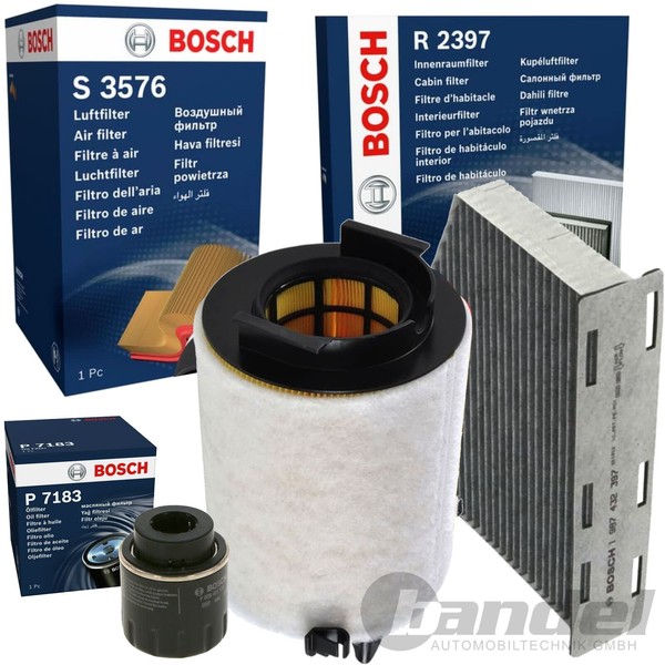 Bosch Inspektionspaket Passend FüR A3 8P VW Golf 5/6 Passat B6 Touran Caddy 3-image