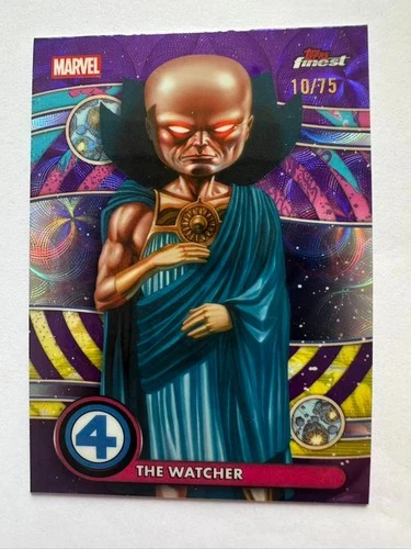2026 Topps Marvel Finest refractorThe Fantastic Four The Watcher NZ-098 10/75