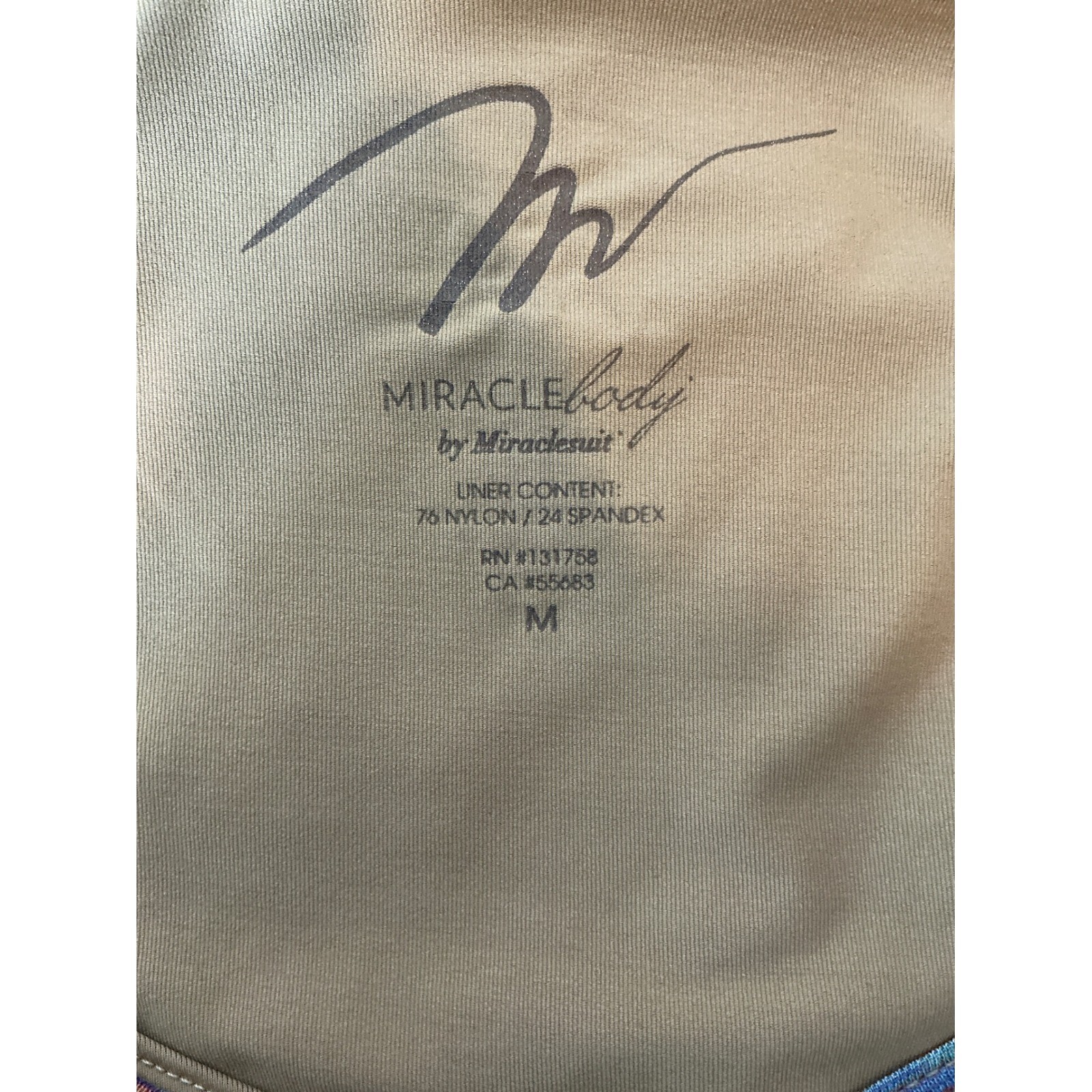 Miraclebody by Miraclesuit Womens Multi Color Striped Hooded Tunic Top Size M image 3