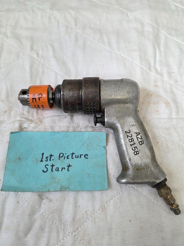 Rockwell 33595 Pistol Grip Pneumatic Air Drill Air Tool AZB 228158 AP-41